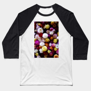 Dahlia Explosion! Baseball T-Shirt